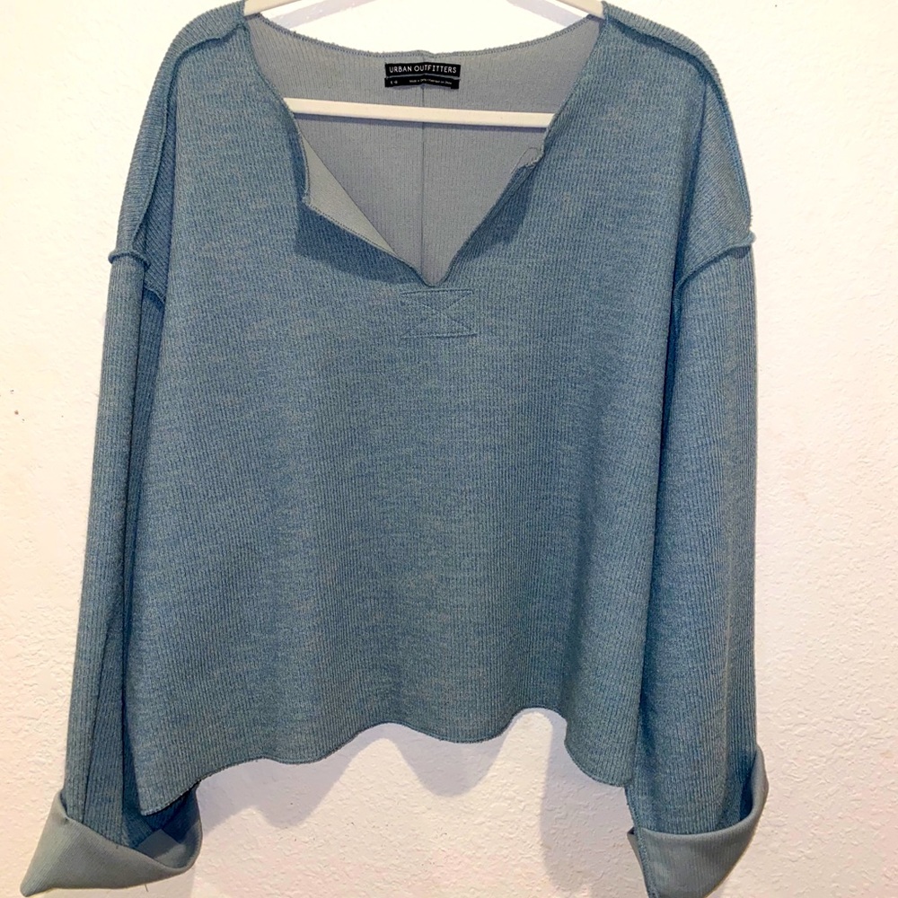 Urban outfitters slouchy blue sweater
